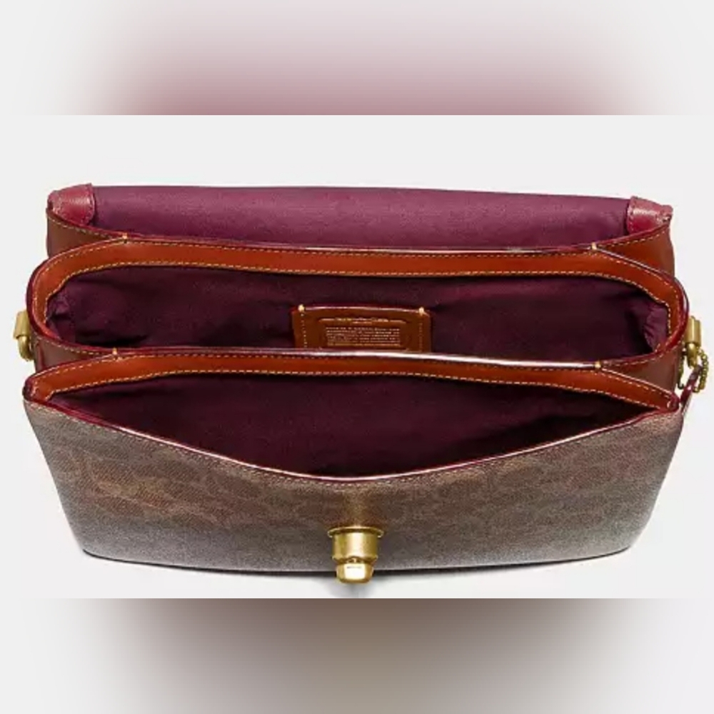 COACH Signature Canvas and Leather Cassie Crossbody - Picture 3 of 8